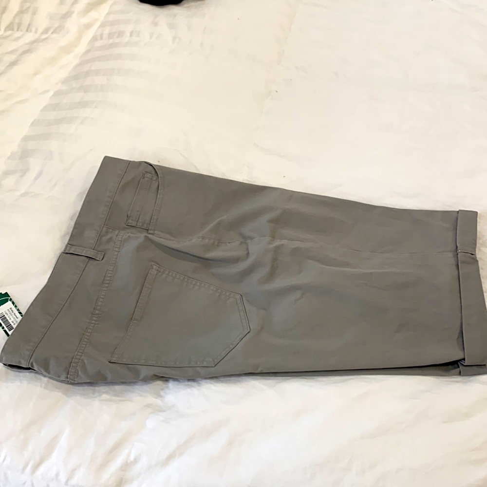 NWT Bixby Nomad Ryder‎ 5-Pocker Twill Short, Light Grey, Size 34